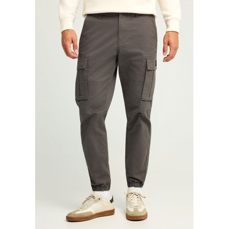 Funky Buddha Ανδρικό Παντελόνι Cargo Γκρι Σκούρο