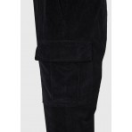 Funky Buddha Ανδρικό Παντελόνι Cargo (FBM012-031-02-BLACK)