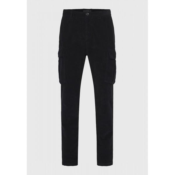 Funky Buddha Ανδρικό Παντελόνι Cargo (FBM012-031-02-BLACK)