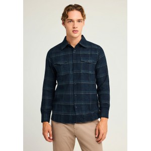 Funky Buddha Ανδρικό Πουκάμισο Casual (FBM012-031-05-NAVY)