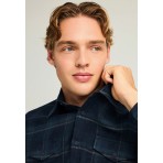 Funky Buddha Ανδρικό Πουκάμισο Casual (FBM012-031-05-NAVY)