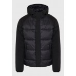 Funky Buddha Ανδρικό Φουσκωτό Τζάκετ (FBM012-032-01-BLACK)