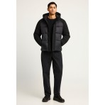 Funky Buddha Ανδρικό Φουσκωτό Τζάκετ (FBM012-032-01-BLACK)