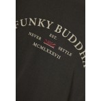 Funky Buddha Ανδρική Μπλούζα Με Κοντό Μανίκι Και Τύπωμα (FBM012-033-04-FOREST-NIGHT)