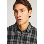 Funky Buddha Ανδρικό Μακρυμάνικο Πουκάμισο Καρό