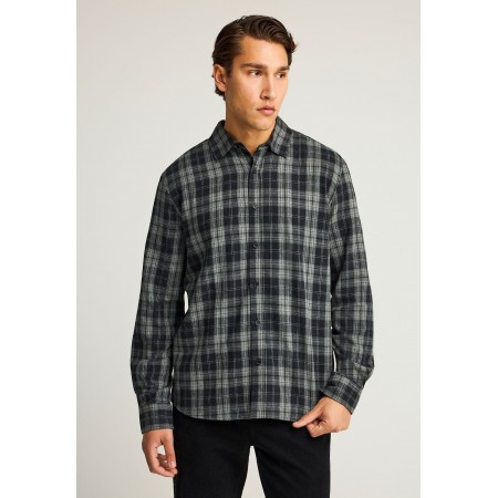 Funky Buddha Ανδρικό Μακρυμάνικο Πουκάμισο Καρό