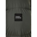 Funky Buddha Ανδρικό Φουσκωτό Τζάκετ (FBM012-044-01-PINE-GREEN)