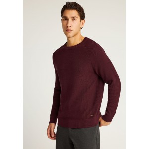 Funky Buddha Πουλόβερ Βαμβακερό Ανδρικό (FBM012-044-09-MERLOT)