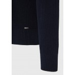 Funky Buddha Ανδρική Μακρυμάνικη Μπλούζα Μπλε Σκούρο