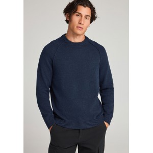 Funky Buddha Ανδρικό Πλεκτό Με Λαιμόκοψη (FBM012-048-09-NAVY)