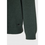 Funky Buddha Ανδρικό Πλεκτό Με Λαιμόκοψη (FBM012-048-09-SAGE-GREEN)