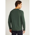 Funky Buddha Ανδρικό Πλεκτό Με Λαιμόκοψη (FBM012-048-09-SAGE-GREEN)