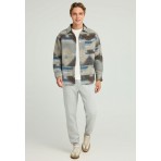 Funky Buddha Ανδρικό Παντελόνι Φόρμας Γκρι