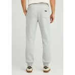 Funky Buddha Ανδρικό Παντελόνι Φόρμας Γκρι