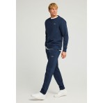 Funky Buddha Ανδρικό Παντελόνι Φόρμας Μπλε Σκούρο