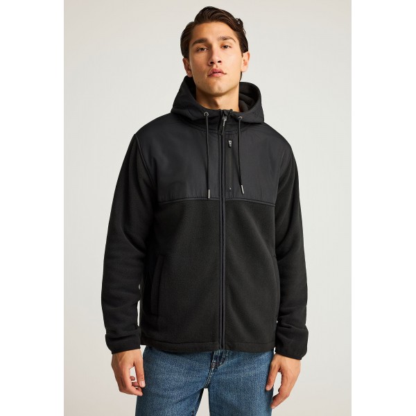 Funky Buddha Ζακέτα Fleece Ανδρική (FBM012-050-06-BLACK)