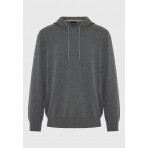 Funky Buddha Ανδρικό Πλεκτό Με Λαιμόκοψη (FBM012-050-09-GREY)