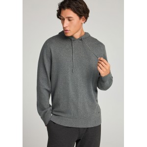 Funky Buddha Ανδρικό Πλεκτό Με Λαιμόκοψη (FBM012-050-09-GREY)
