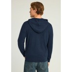 Funky Buddha Ανδρικό Πλεκτό Με Λαιμόκοψη (FBM012-050-09-NAVY)