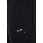 Funky Buddha Ανδρικό Παντελόνι Φόρμας Μαύρο