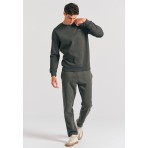 Funky Buddha Ανδρικό Παντελόνι Φόρμας Χακί