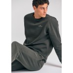 Funky Buddha Ανδρικό Παντελόνι Φόρμας Χακί