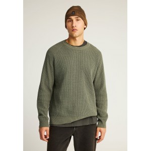 Funky Buddha Knitted Μπλούζα Πλεκτή Ανδρική (FBM012-053-09-CEMENT)