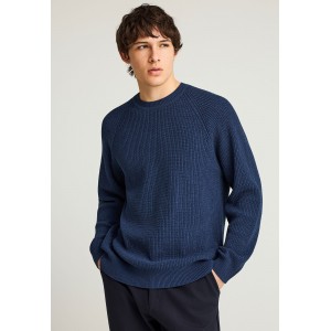Funky Buddha Knitted Μπλούζα Πλεκτή Ανδρική (FBM012-053-09-NAVY)