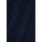 Funky Buddha Ανδρική Μακρυμάνικη Πλεκτή Μπλούζα Με Λαιμόκοψη Μπλε Σκούρο