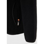 Funky Buddha Ανδρική Ζακέτα Φούτερ (FBM012-054-06-BLACK)