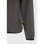 Funky Buddha Ανδρική Ζακέτα Γκρι Σκούρο