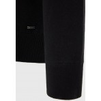 Funky Buddha Ανδρικό Φούτερ Με Λαιμόκοψη (FBM012-054-09-BLACK)