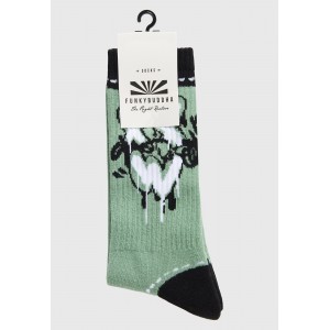Funky Buddha Kάλτσες Ψηλές 1 Ζευγάρι (FBM012-054-10-SAGE-GREEN)