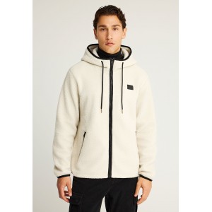 Funky Buddha Ζακέτα Fleece Ανδρική (FBM012-056-06-CLOUD-CREAM)