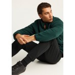 Funky Buddha Ανδρικό Παντελόνι Φόρμας Μαύρο