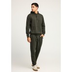 Funky Buddha Ανδρικό Παντελόνι Φόρμας Χακί