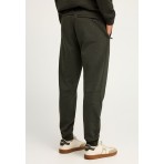 Funky Buddha Ανδρικό Παντελόνι Φόρμας Χακί