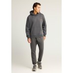 Funky Buddha Ανδρικό Αθλητικό Παντελόνι Φόρμας Γκρι Σκούρο