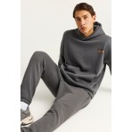 Funky Buddha Ανδρικό Αθλητικό Παντελόνι Φόρμας Γκρι Σκούρο