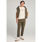 Funky Buddha Ανδρικό Αθλητικό Παντελόνι Φόρμας Λαδί