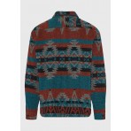 Funky Buddha Ανδρικό Πουκάμισο Casual (FBM012-058-05-INDIAN-TEAL)