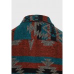 Funky Buddha Ανδρικό Πουκάμισο Casual (FBM012-058-05-INDIAN-TEAL)
