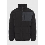 Funky Buddha Ανδρικό Φουσκωτό Τζάκετ (FBM012-060-01-BLACK)