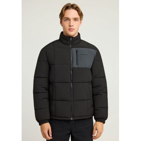 Funky Buddha Puffer Μπουφάν Μαύρο