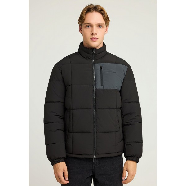 Funky Buddha Ανδρικό Φουσκωτό Τζάκετ (FBM012-060-01-BLACK)
