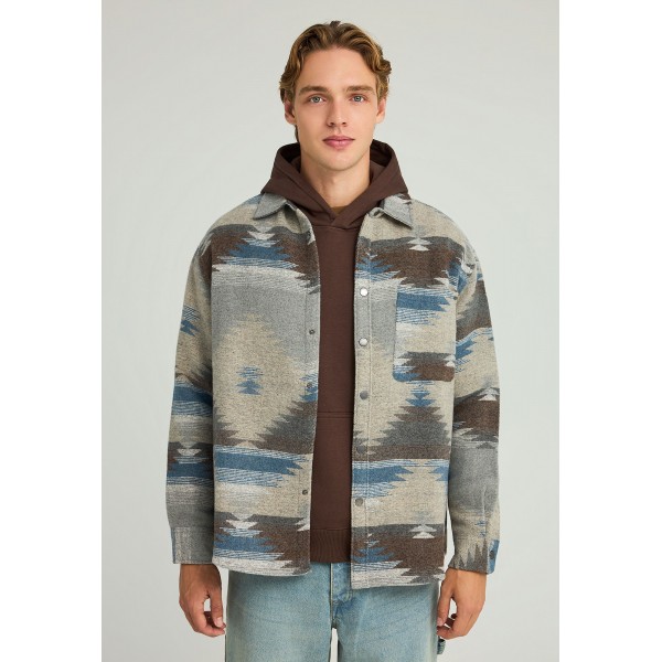 Funky Buddha Ανδρικό Πουκάμισο Casual (FBM012-060-05-GREY)