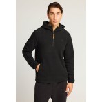 Funky Buddha Ανδρική Φούτερ Με Κουκούλα (FBM012-061-06-BLACK)