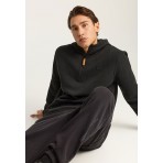 Funky Buddha Ανδρική Φούτερ Με Κουκούλα (FBM012-061-06-BLACK)