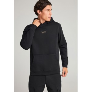 Funky Buddha Embroidered Logo Hoodie Ανδρικό (FBM012-062-06-BLACK)