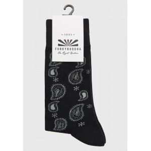 Funky Buddha Kάλτσες Ψηλές 1 Ζευγάρι (FBM012-063-10-BLACK)
